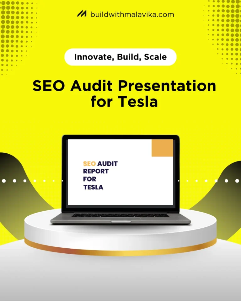 Best Freelance Digital Marketer in Trivandrum SEO Audit Report for Tesla